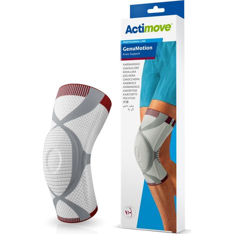 ACTIMOVE PRO Kniebandage mit medizinischer Kompression Größe XS Weiß (7346811) (k=12)