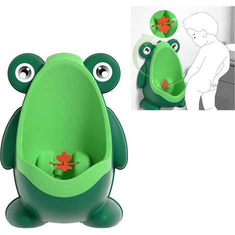 Urinoir bébé grenouille dessin animé rigolo urinoir enfant mural urinoir garçon sur pied (1/5)