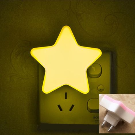 Sterne intelligente Sensorleuchten neue seltsame Steckersteckdose energiesparende Lichtsteuerung Nachtlicht