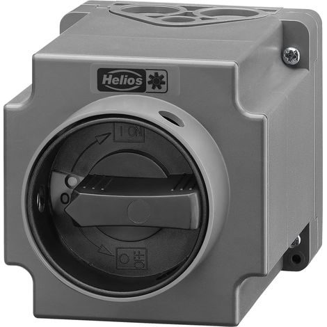 Helios RHS 6+2 Interruttore di manutenzione/principale a 6 poli, 400 V, IP 65, 01595