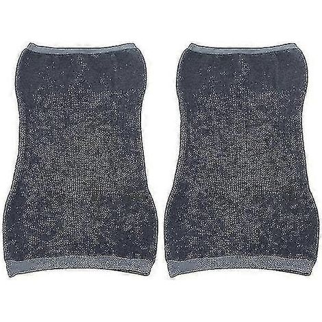 1 Paar Kniebandagen, warme Ärmel, Kniewärmer aus Wolle, Thermopolster aus Kaschmir-Grey