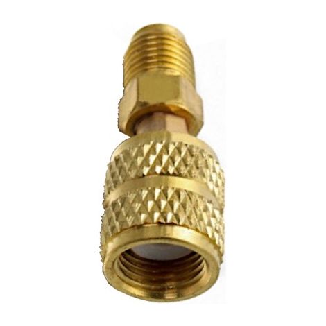 Wigam - raccordo girevole 5/16" maschio (gas r410) - 1/4" femmina (gas r407/22) per condizionamento