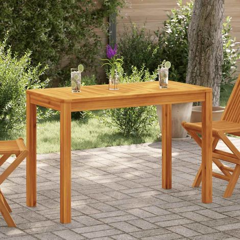 Garten-Esstisch 110x55x75 cm Massivholz Akazie