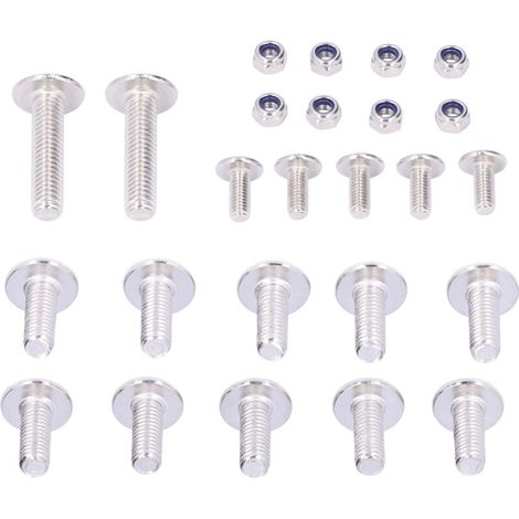 Kit de Boulons, Vis et Écrous pour Garde-boue Motocycle Stainless Steel 25PCS 90149‑06306 pour Banshee 350 YFZ350 (1/5)