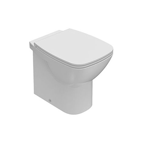 Vaso a terra in ceramica 53x37 cm Globo Daily DA002BI  Bianco - Ceramica - Con copri wc