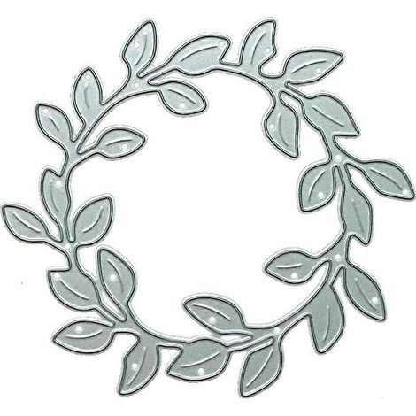 Stanzschablone für Metallkränze zum Selbermachen von Scrapbooking-Alben, Papierkarten und Prägedekorationen