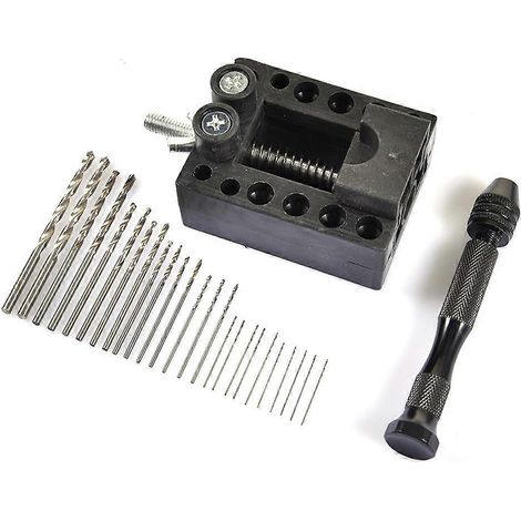 Handbohrer-Set mit Stiftbohrer und Mini-Spiralbohrern für DIY-Schmuckherstellung, vielseitiges Rotationswerkzeug