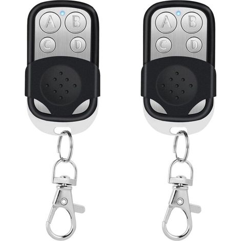 Télécommande universelle 433.92 MHz – Cloner à distance à code fixe – 4 boutons pour garage et portail – Compatible Marantec Rolling Code (1/5)