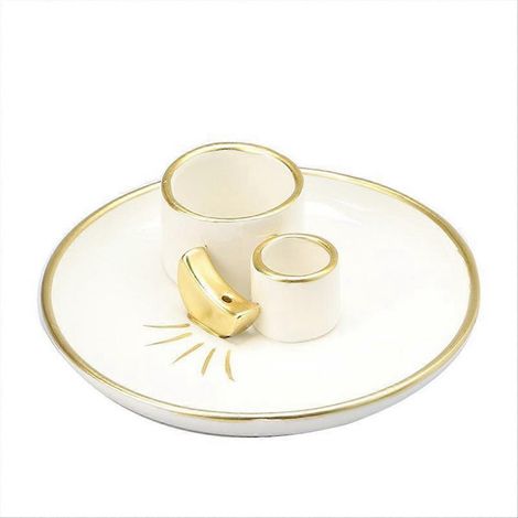 4-in-1 Räuchergefäß, Räucherbrenner für Salbei und Räucherstäbchen (1/5)