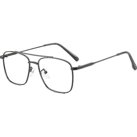 Blaulichtfilterbrille, Retro-Metallrahmenbrille für Damen und Herren, allgemeine Schutzbrille, bequem (1/5)