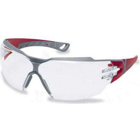 UVEX Schutzbrille pheos cx2 exc. AS AF klar rot/gr 9198.258