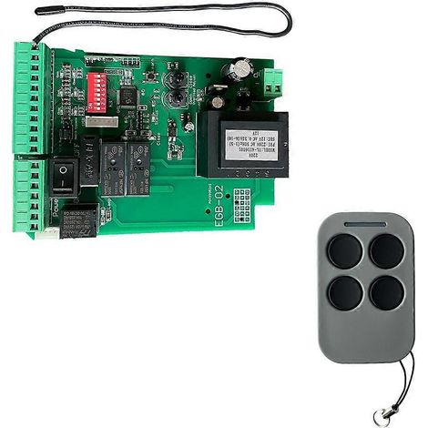Carte de commande pour moteur de portail coulissant automatique AC220V avec télécommande pour système de contrôle d'accès (1/5)