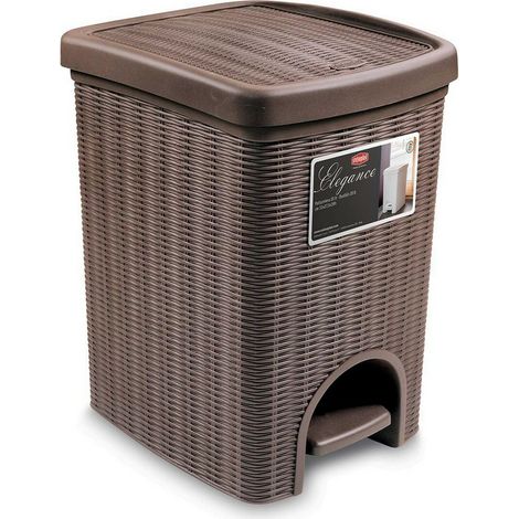 Cubo de basura Elegance Tostado L 20 Stefanpl