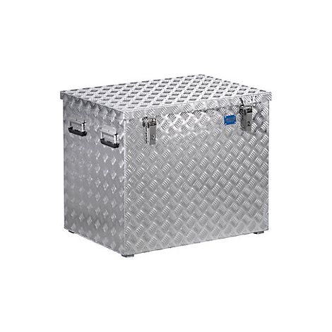 Caja de transporte de chapa de aluminio acanalada sin