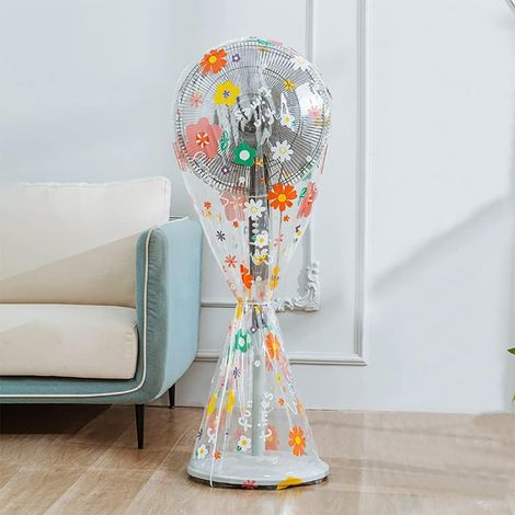 Lot de 3 couvercles ventilateur cache-poussière ventilateur électrique anti-poussière sol rond (1/5)