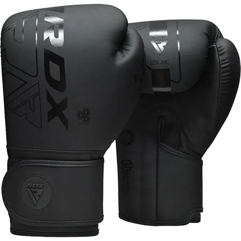 RDX F6 Boxhandschuhe Schwarz/Schwarz 14oz (1/5)