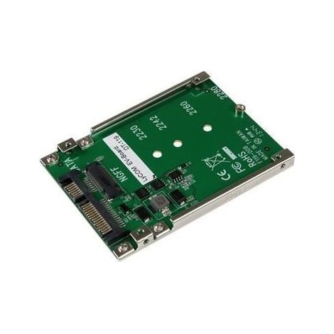 StarTech.com Adaptateur M.2 SATA SSD vers 2.5in SATA - Convertisseur M.2 NGFF vers SATA - 7mm - Support à Cadre Ouvert - Adaptateur pour Disque Dur M2 - Non Compatible avec NVMe