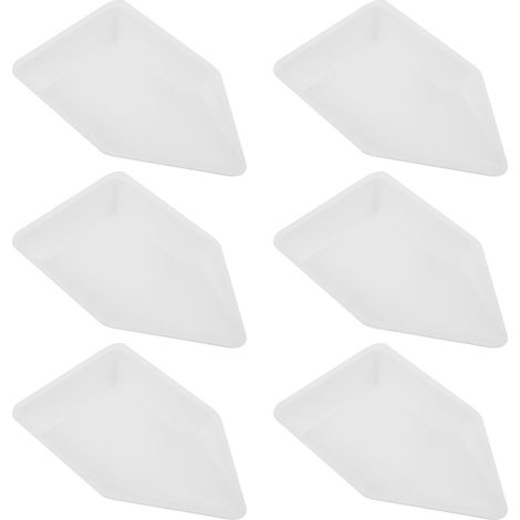 Bateau de Pesage en Plastique Blanc 10pcs à Fond Plat Surface Antiadhésive, Léger et Résistant aux Solutions Aqueuses, Lot pour Laboratoire (1/5)