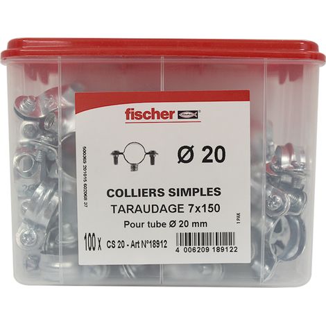 Collier simple diamètre 20 mm 100p