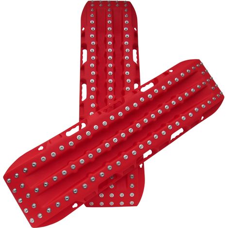 Traction Recovery Track Mat X2 (Off Road Snow Sand Tire Tyre Metal Studs Choice of Colour)