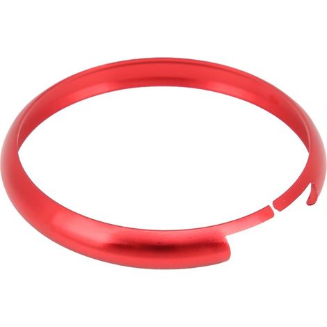 Bague de remplacement en alliage d'aluminium pour télécommande de clé MINI R55 R56 R57 R58 R59 R60 (rouge) (1/5)