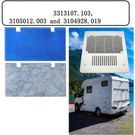 Lot de 3 filtres pour climatiseurs de camping-car Duo Therm (références 3313107.103, 3105012.003 et 3104928.019) (1/5)