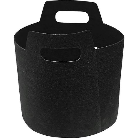 Pots ronds en tissu, conteneurs pour racines, sacs de culture, pochettes d'aération pour plantes, L (1/2)