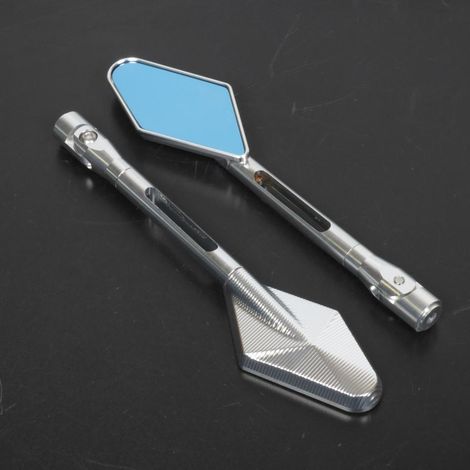 paar mad spiegel für auto ritz silver alu cnc neu (1/4)