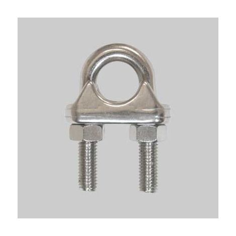 MORSETTO PER FUNI INOX 6 mm