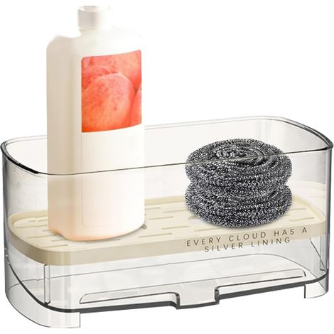 ponge pour vier de Cuisine Support Autodrainant Organisateur