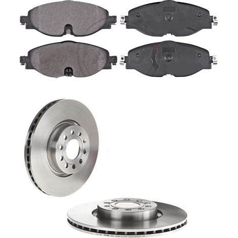 KIT FRENI ANTERIORI compatibile con SKODA KODIAQ (NS7,NV7) - DISCHI + PASTIGLIE OEM: P 85 126 / 17558 , 18087 , 18194 /SOSTITUZIONE DIRETTA/BASSA POLVERE/SILENZIOSO (1/5)
