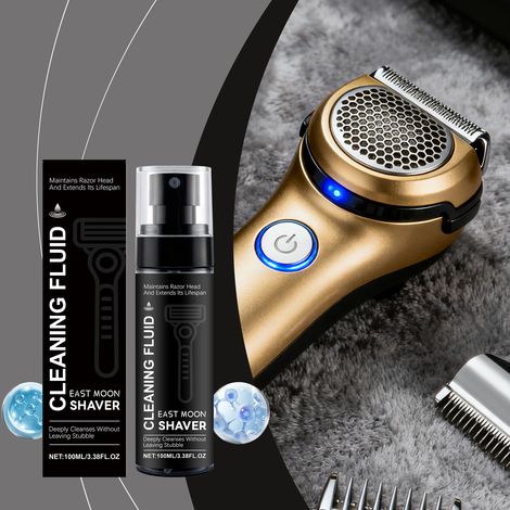 EAST MOON Shaving Tool Cleaning Spray - Daily Maintenance & Residue Removal for Smooth, Clean, and Refreshing Shaver - 100ml -- BIEMMEDUE (1/5)