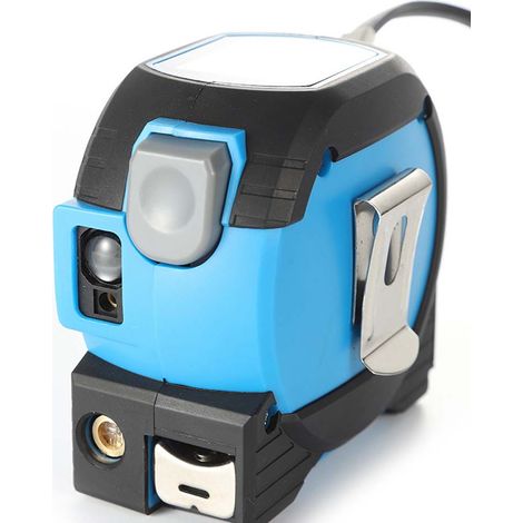 Télémètre laser 3 en 1, règle à ruban de 5 m, écran LCD avec rétroéclairage, télémètre, dispositif de mesure du bâtiment, volume de surface, équipement d'arpentage (1/5)