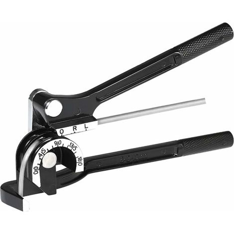 Manuel Tube Bender, 3 en 1 pour 1/4" 5/16" 3/8" 0-180 Degrés tubes Outils de cintrage tubes Bender pour le cuivre, laiton, aluminium et tuyaux en acier mince