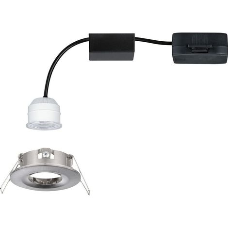 Paulmann 94300 EBL Nova mini Coin LED-Einbauleuchte     4 W Eisen