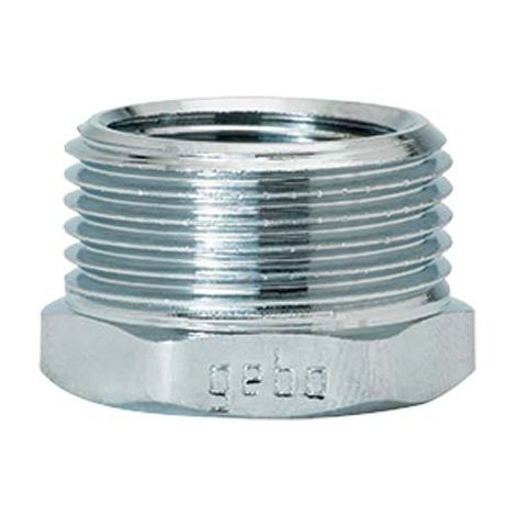 RIDUZIONE MF OTTONE CROMATO 241 GEBO - 3/4MX1/2F- 10 pezzi