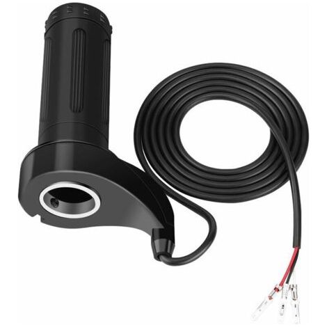 BUNTHAUS Poignées d'accélérateur de moto, poignées d'accélérateur électriques, poignées de guidon, poignées de guidon de vélo Contrôleur de vitesse de vélo électrique avec accélérateur gauche/droit po