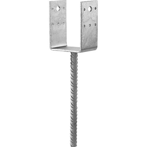 Simpson Pfostenträger zum Einbetonieren - U Pfostenanker für Beton, PPD 90/90G feuerverzinkt ETA 07/0285