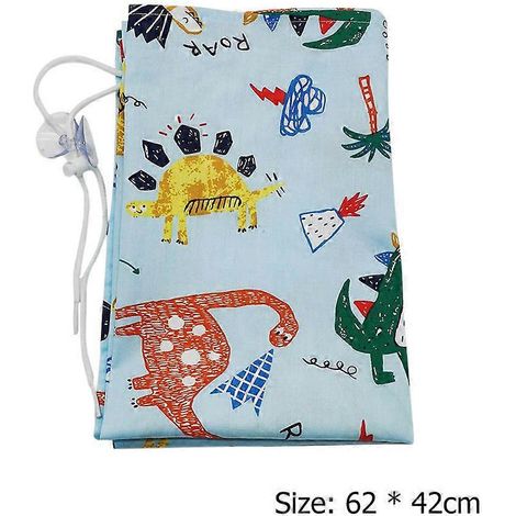 Protection d'intimité en polyester pour pare-soleil de fenêtre de voiture, rideau pare-soleil latéral, motif dinosaure (1/5)