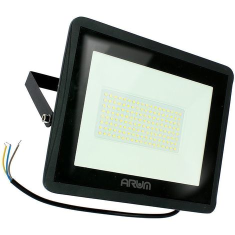 Proiettore LED ATRIA 100W NERO Eq 800W IP66 da esterno Température de Couleur: Blanc Froid 6000K
