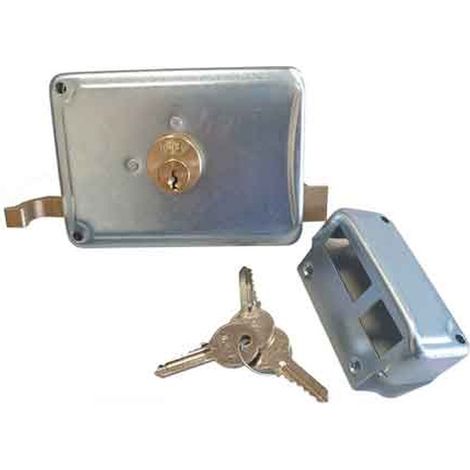 SERRATURA PORTONCINO 'P27' FACCHINETTI E70 Sx - Scatola 140x85 mm