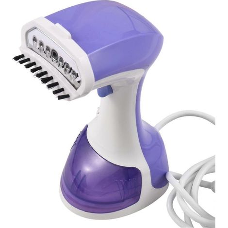 Défroisseur vapeur de voyage, défroisseur vapeur portable 1100 W avec chauffe rapide et réservoir d'eau amovible de 120 ml. (1/5)