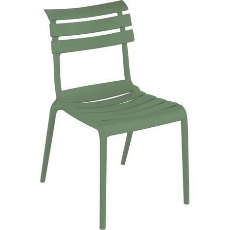 Sedia in polipropilene con fibra di vetro verde MALIGI HOME MG-GIOIA Verde (1/2)