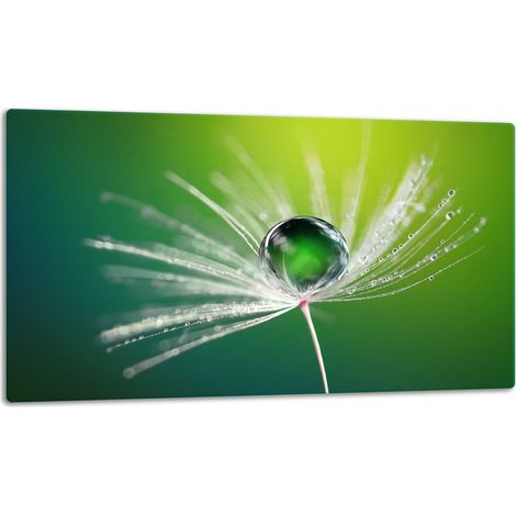 Tabla de cortar de vidrio 52x30 flor (1/5)