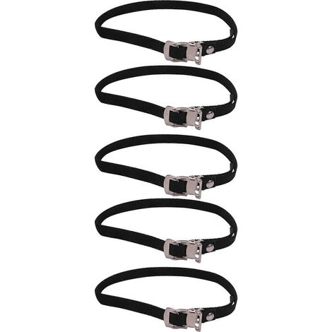 Lot de 10 sangles de cale-pieds pour vélo de route, 50 cm, pour la course cycliste.
