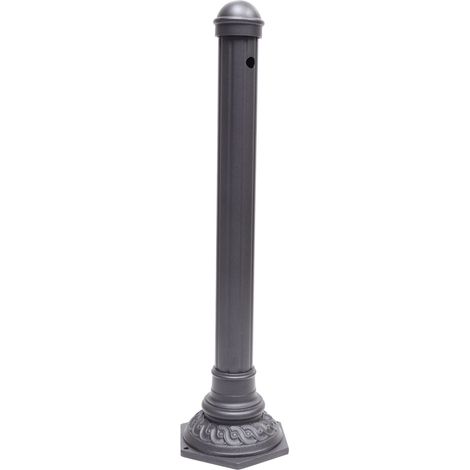 Fontana a colonna Pandora per casa giardino colore grigio ghisa senza rubinetto