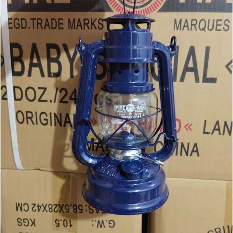 Dunkelblaue Campinglampe für den Außenbereich, 12,7 cm x 26 cm x 15 cm, Zeltlampe
