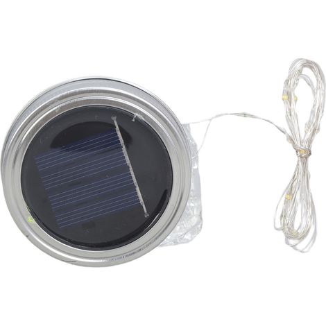 Lot de 2 embouts de rechange pour lanternes solaires, avec éclairage LED étanche, pour décoration de terrasse ou de patio.-AquaForge