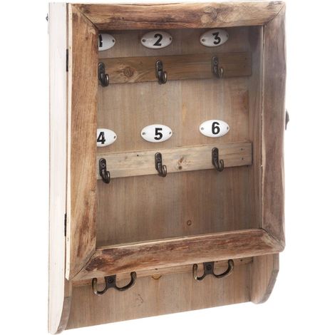 Atmosphera Scatola porta chiavi da parete in legno elegante retro