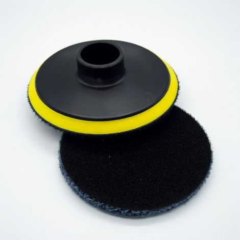Disque poncer velcro 125 mm noir rouille et peinture (1/5)